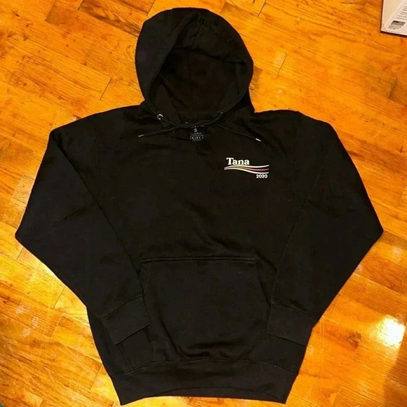 2020 tana mongeau YouTuber blk sweatshirt hoodie kangaroo pocket long sleeve SM - Picture 2 of 7